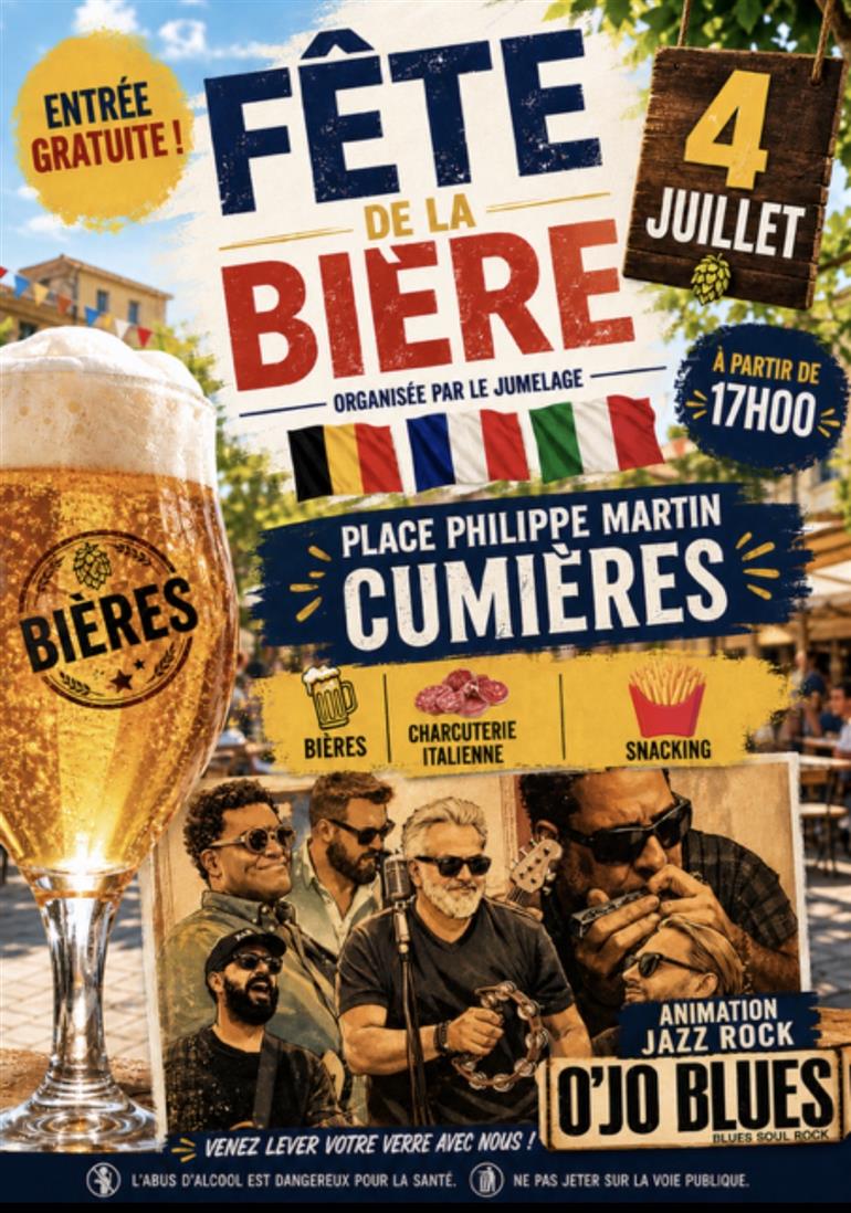 Affiche fête de la bière Cumières