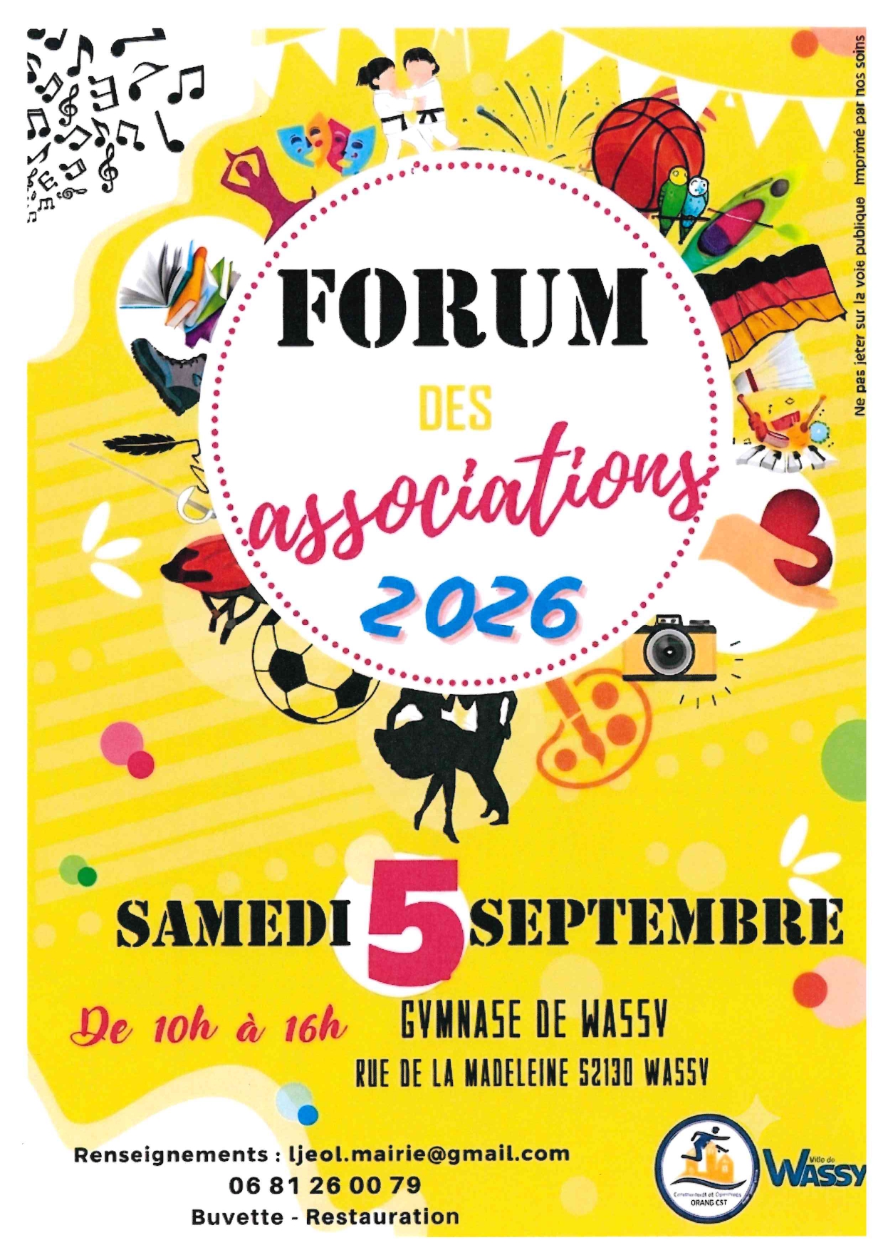 Forum des Associations 2026 - Wassy