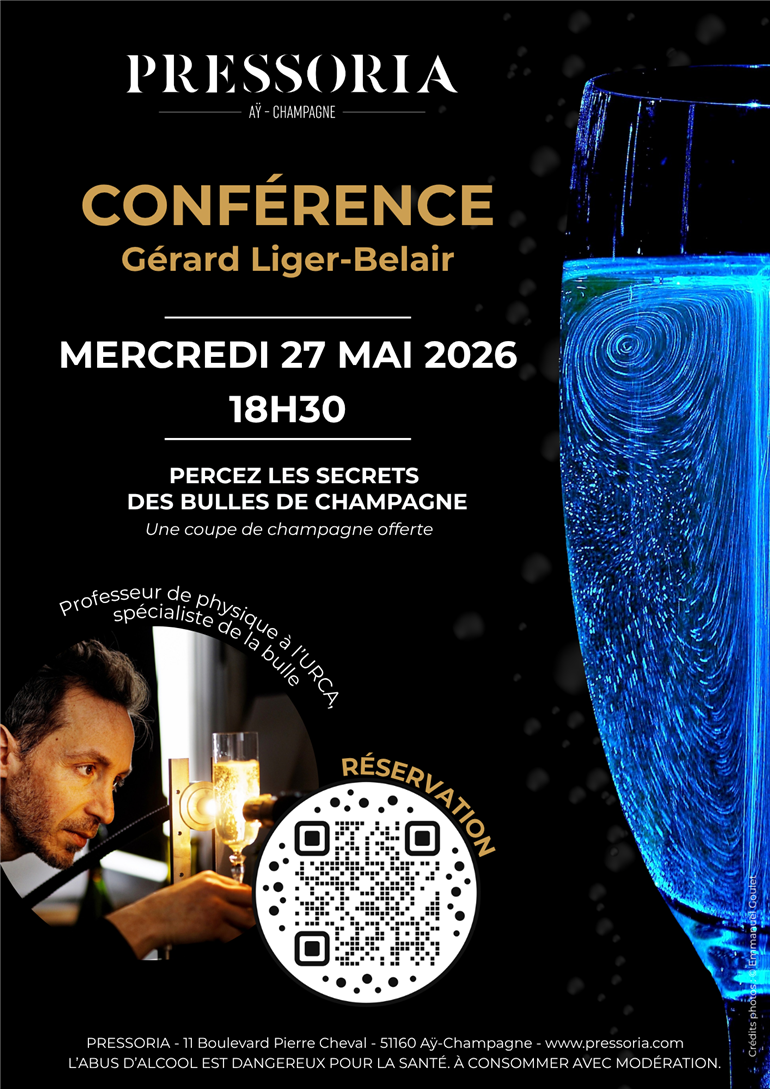 Affiche Conférence Gérard Liger-Belair