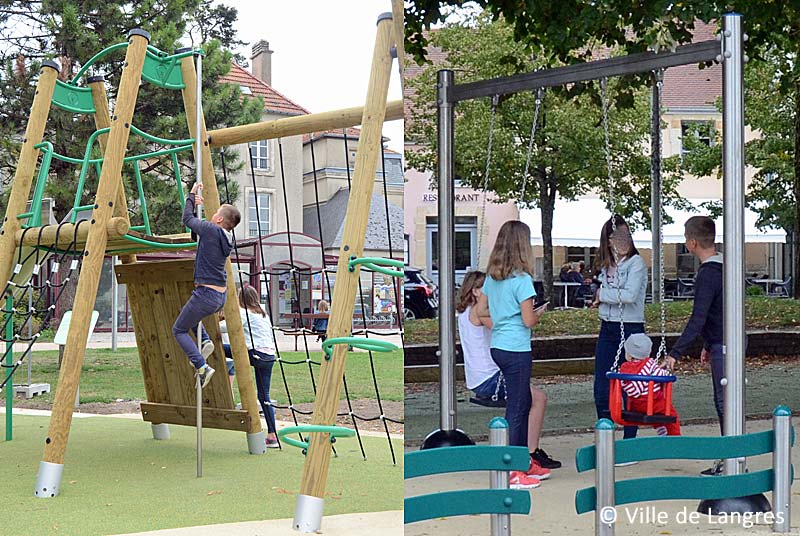 AIRE DE JEUX DU SQUARE OLIVIER LAHALLE A LANGRES