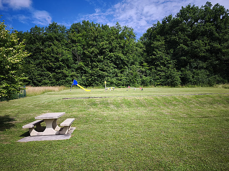 AIRE DE PIQUE-NIQUE ET DE JEUX AU BORD DU LAC DE LA MOUCHE