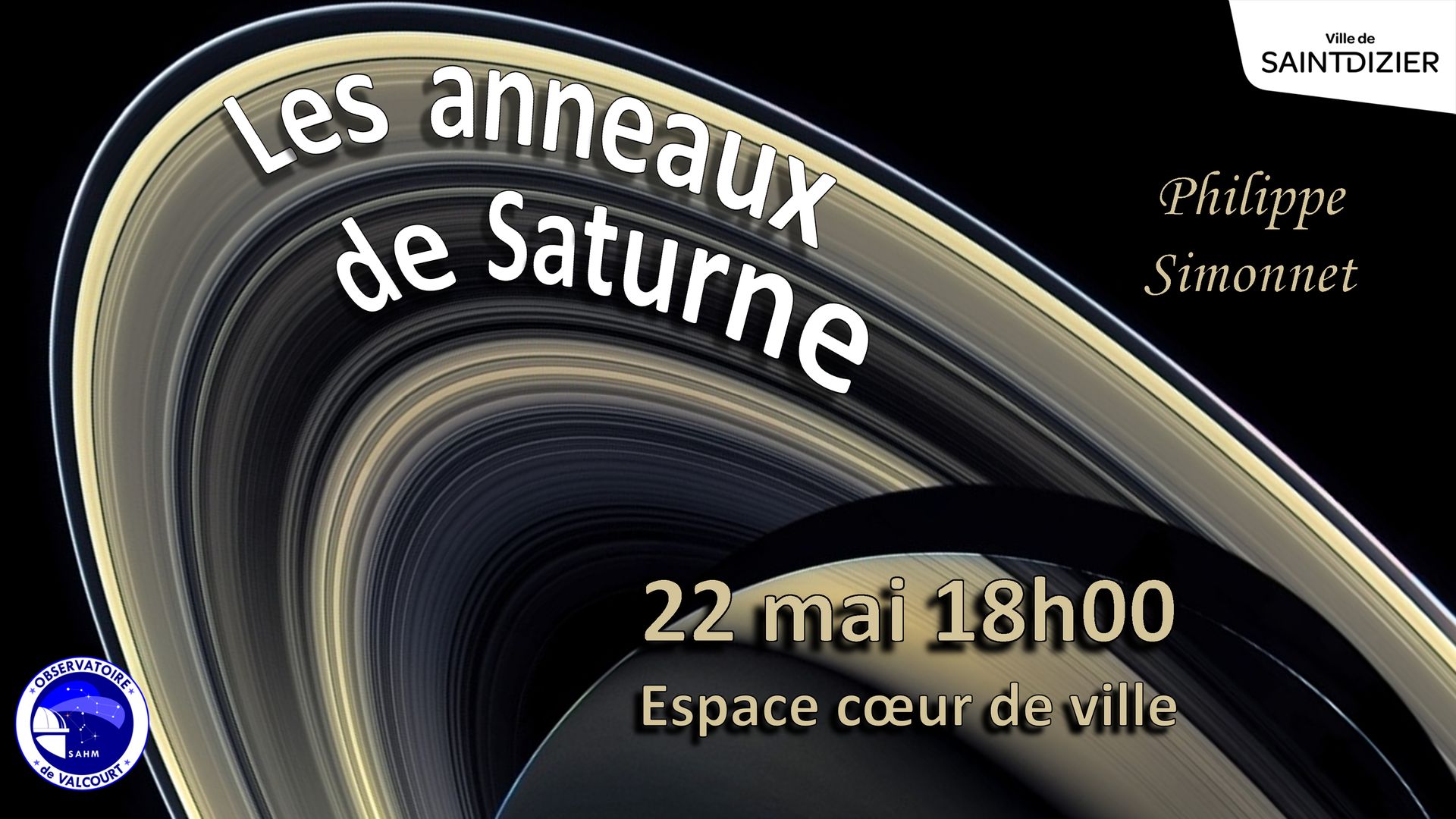 Conférence de l'observatoire :  Les anneaux de Saturne