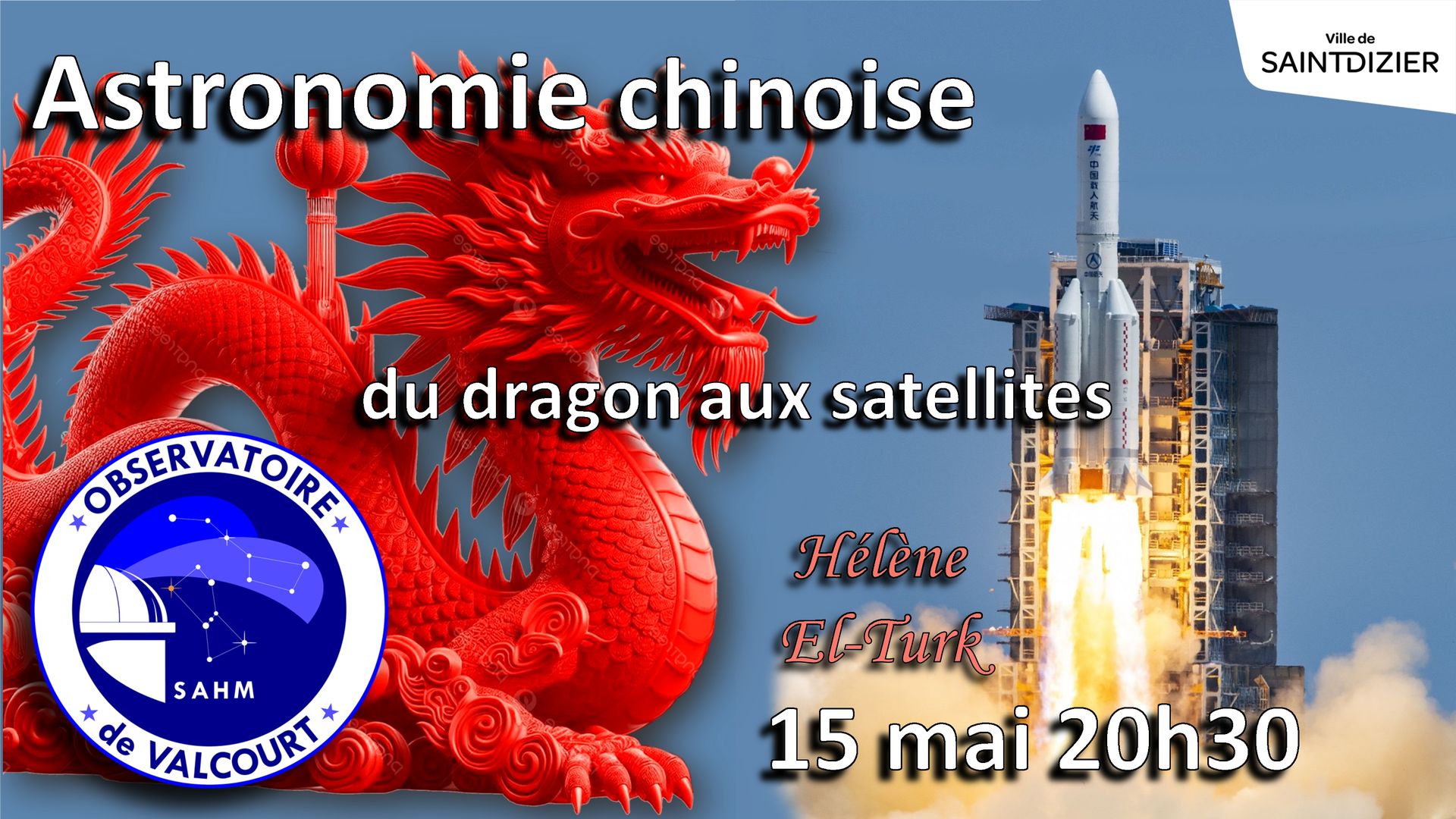 Conférence : Astronomie chinoise : du dragon aux satellites