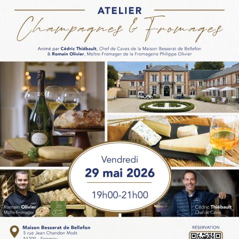 Atelier Champagne & Fromage Besserat de Bellefon