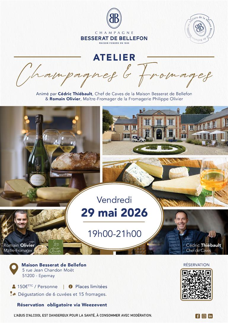 Atelier Champagne & Fromage Besserat de Bellefon