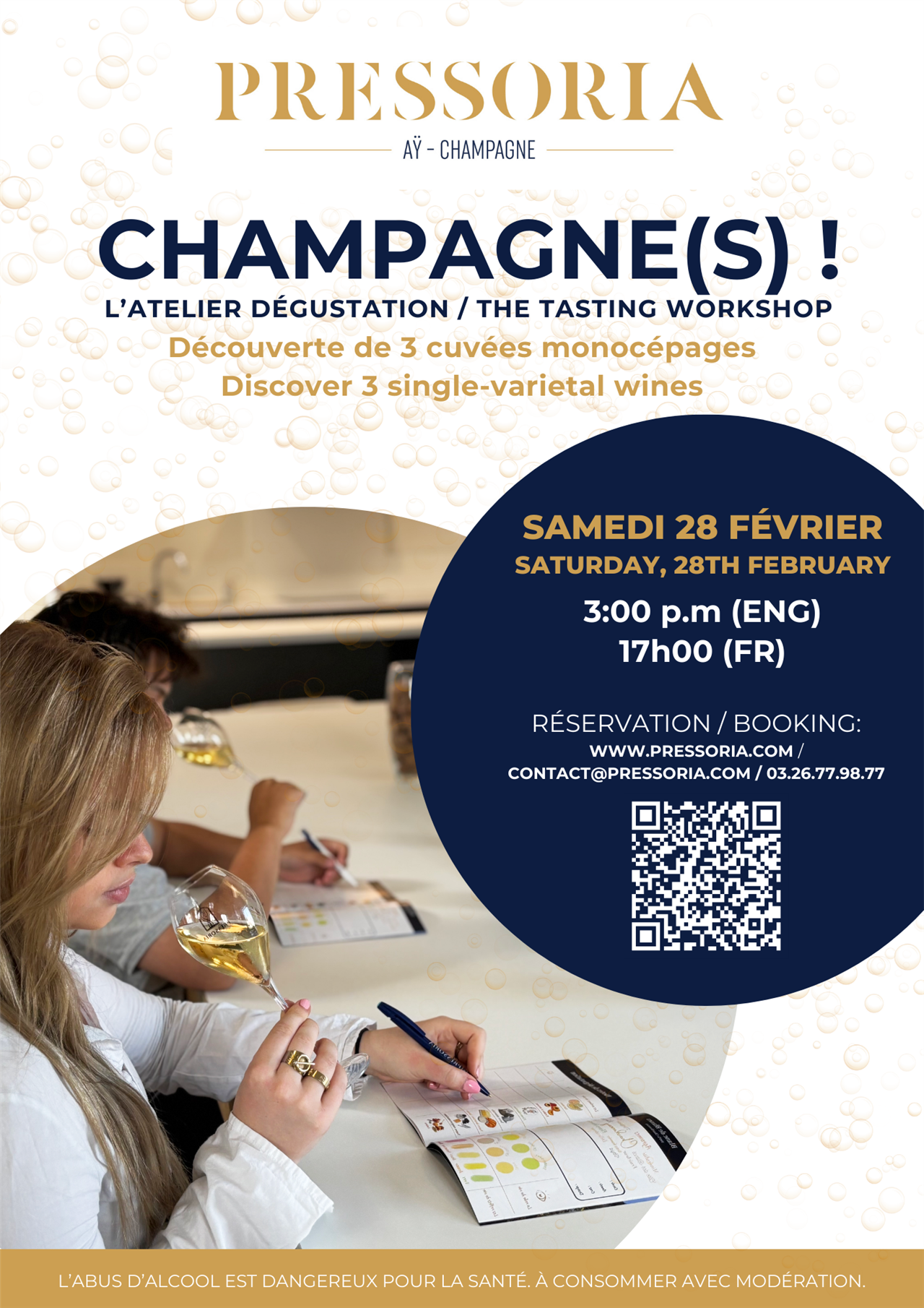 Affiches atelier dégustation - Pressoria