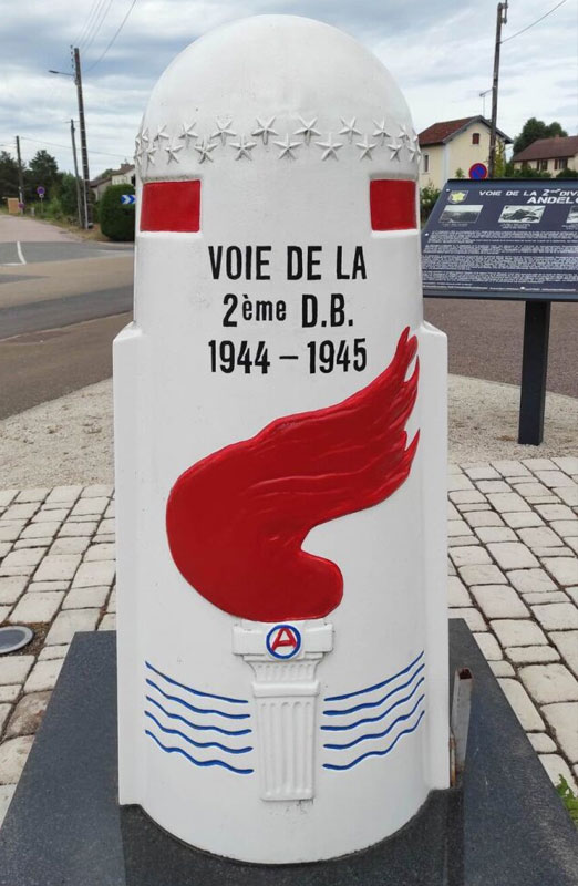 BORNE DE LA 2EME DIVISION BLINDEE