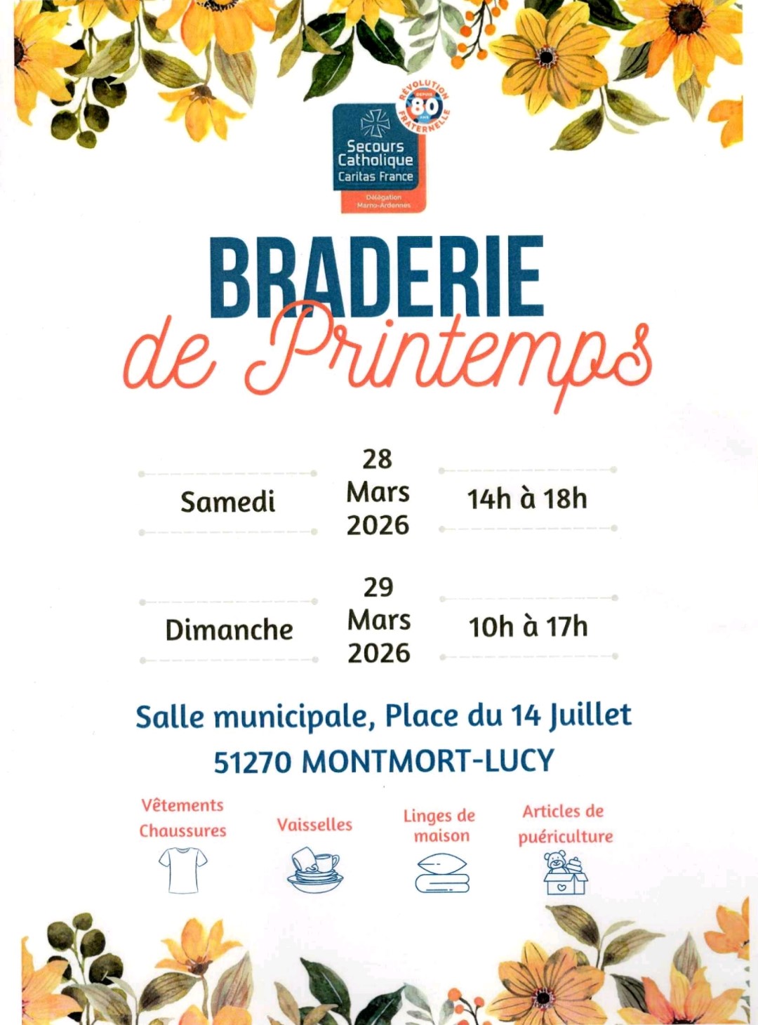 Braderie de printemps - Montmort