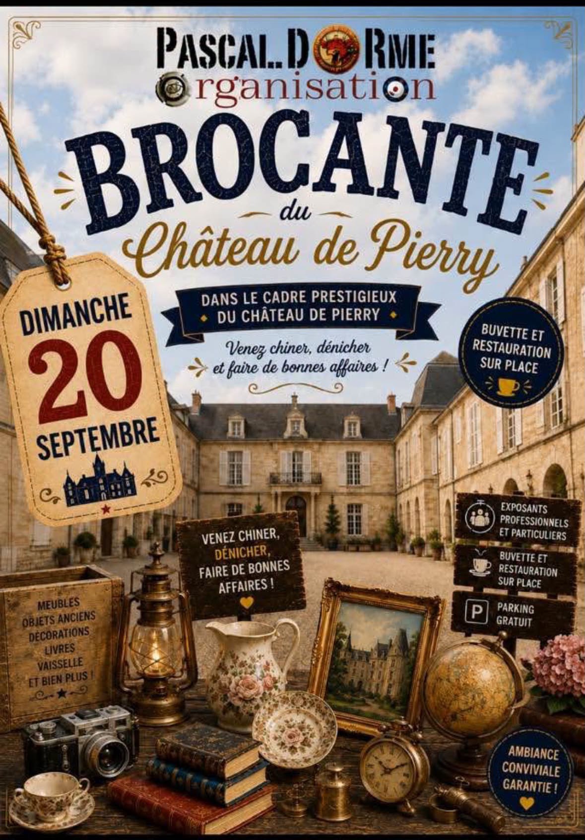 Brocante Château de Pierry 2026