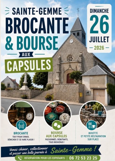Brocante-bourse capsules -Sainte-Gemme