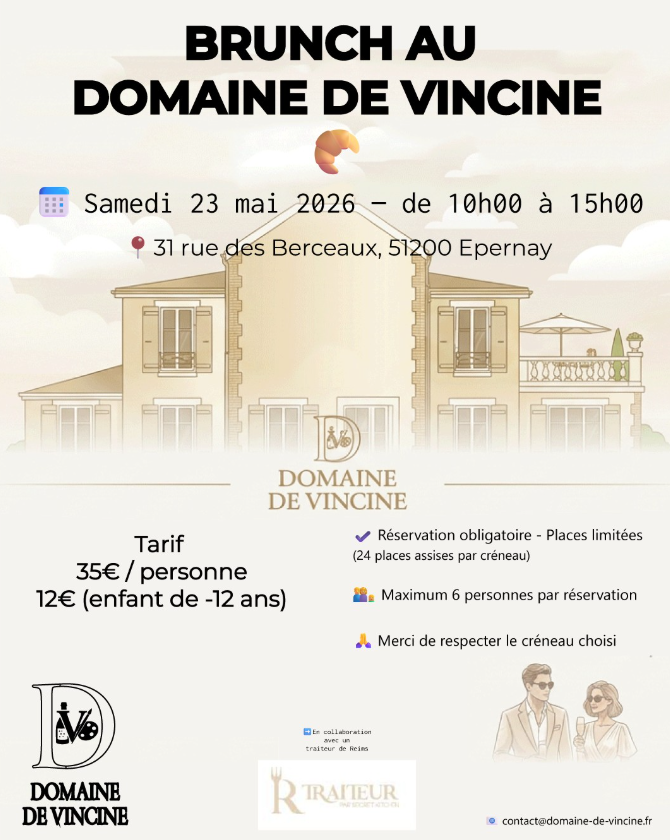 Brunch Domaine de Vincine mai 2026