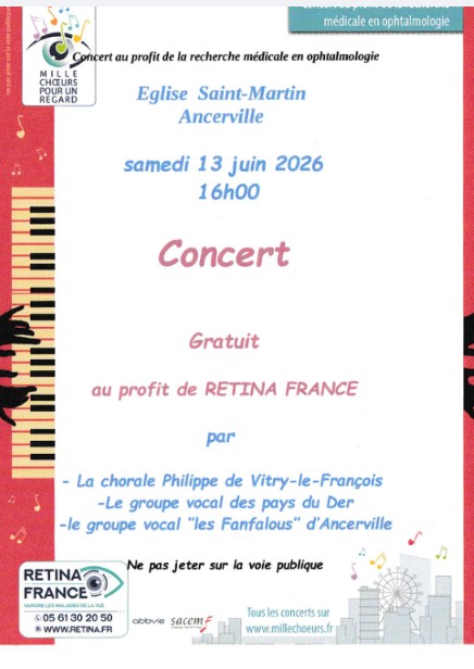 Concert au profit de Rétina France
