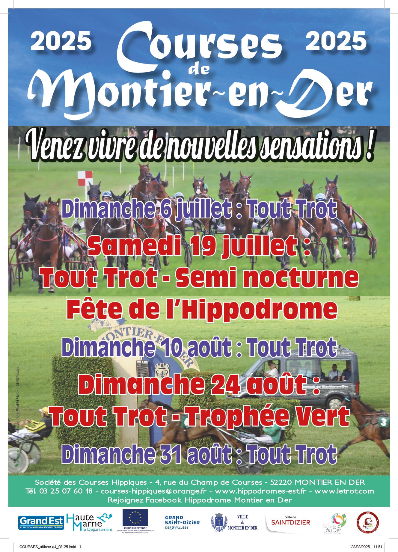 Courses hippiques en semi-nocturne et Fête de l'hippodrome