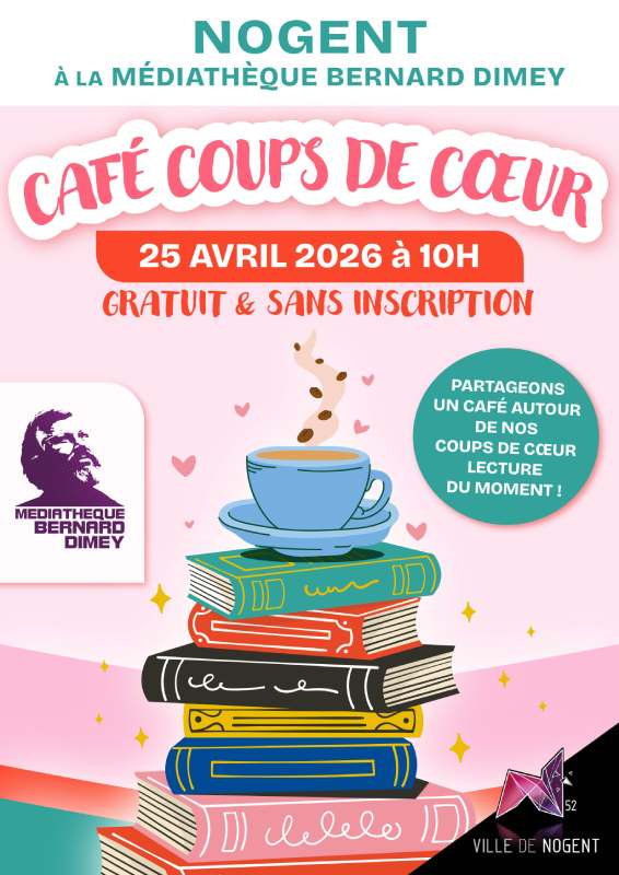 Café coups de coeur — visuel événement
