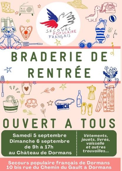 braderie de rentrée - Dormans
