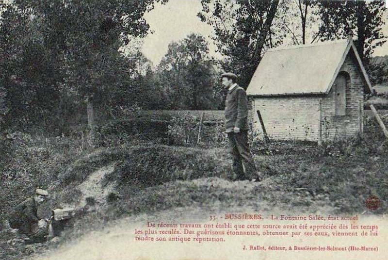 SOURCE DE LA FONTAINE SALEE, Champsevraine