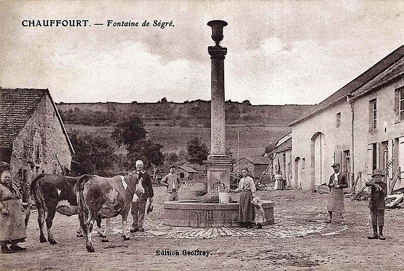 FONTAINE DE SEGRE A CHAUFFOURT