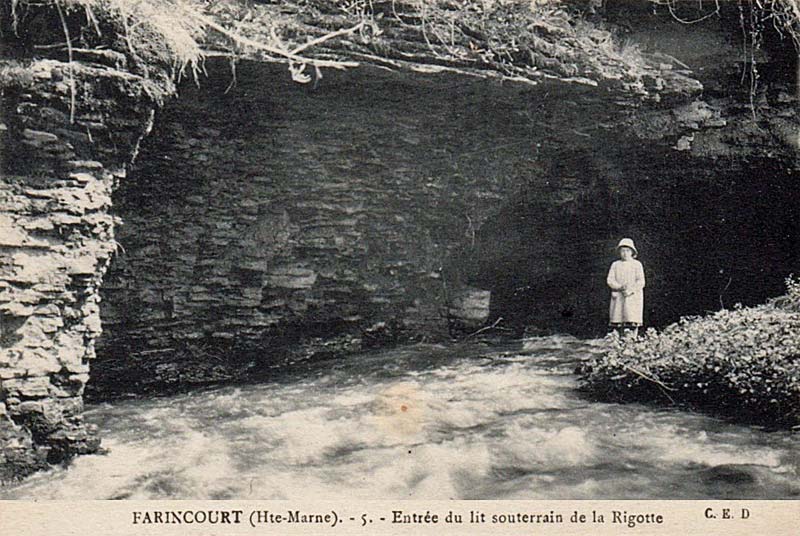 Grottes et pertes de la Rigotte à Farincourt