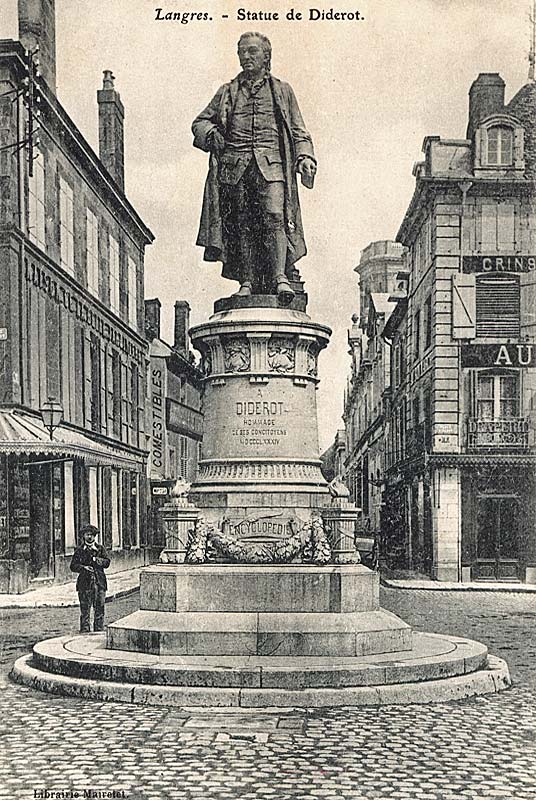 Statue et place Diderot, Langres - photo 8
