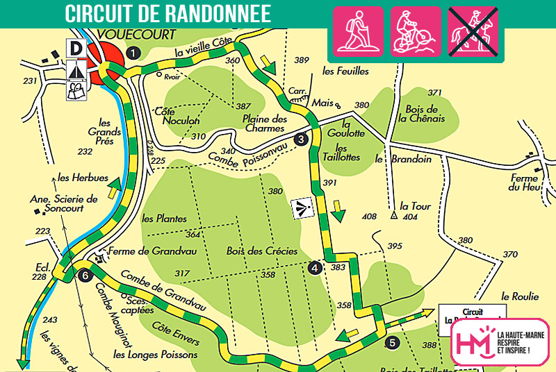 La côte de Vouécourt - PR N°50