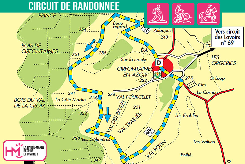 Les trois vallons - PR N°23