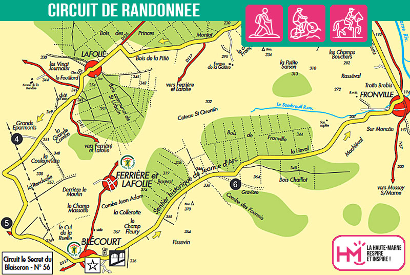 Sur les pas de Jean de Joinville - PR N°73