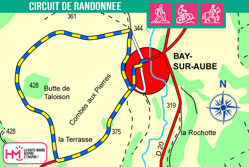 Tour de la butte de Taloison - PR N°77