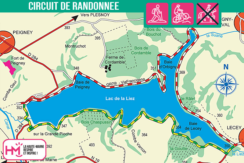 Tour du lac de la Liez - PR N°138