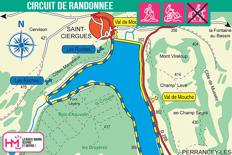 Tour du lac de la Mouche - PR N°139