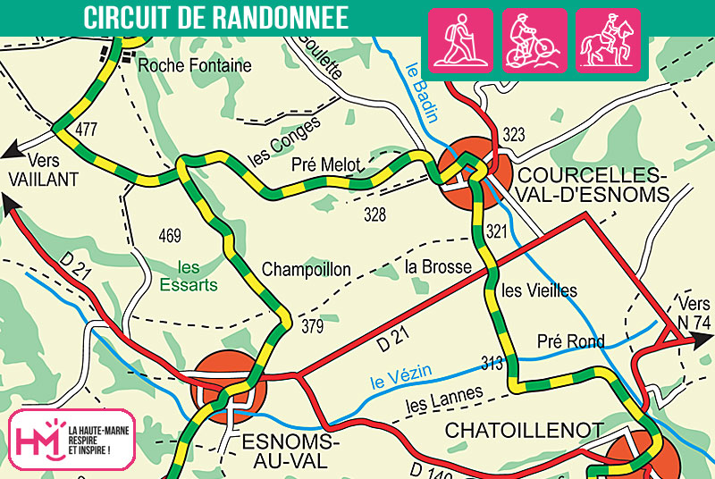 Le Val d'Esnoms - PR N°76