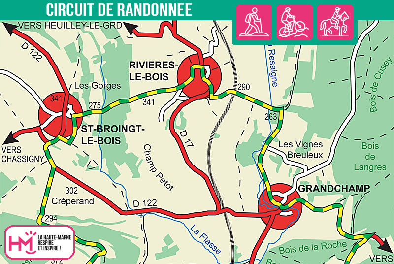 Le vallon de la Resaigne - PR N°78