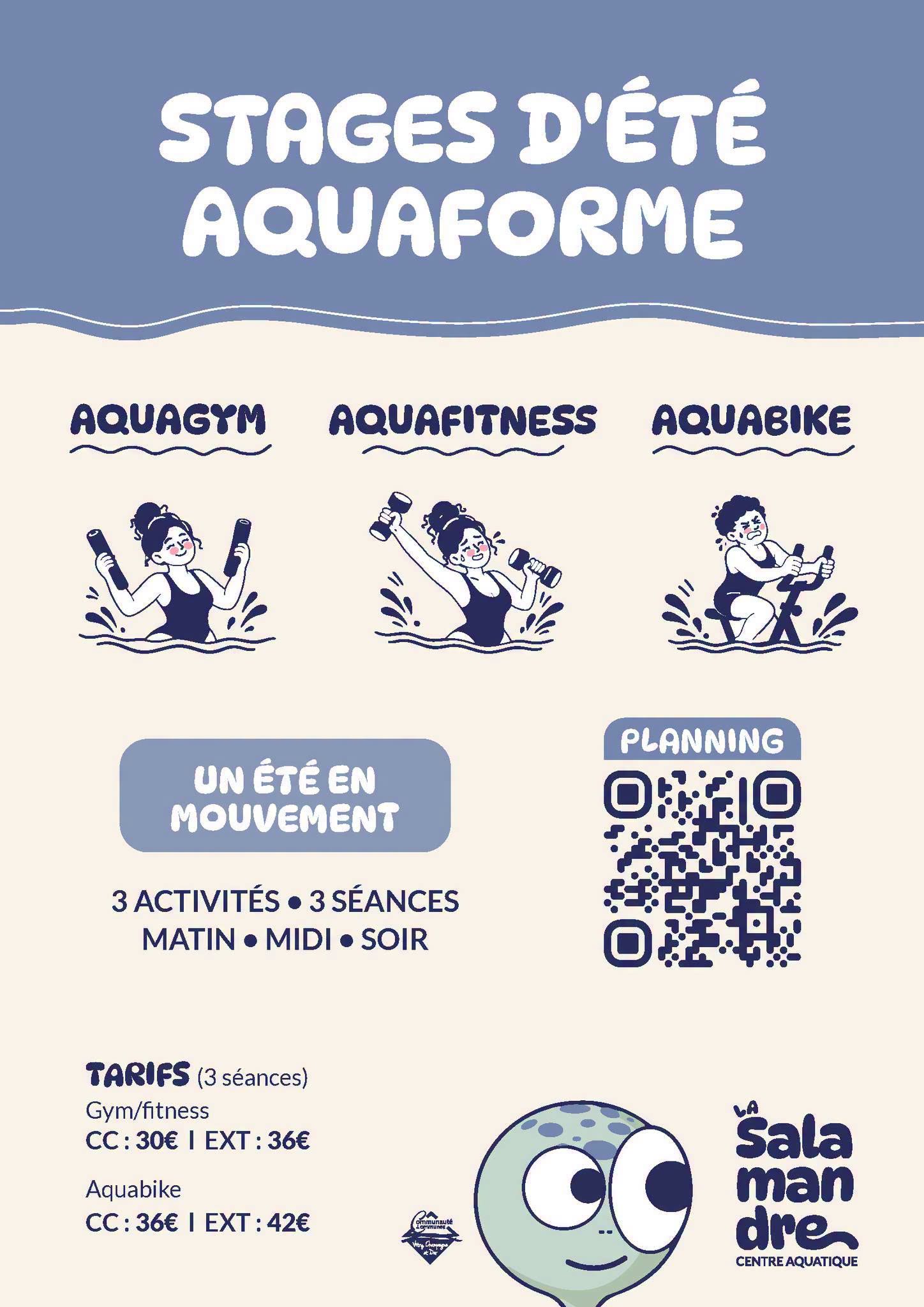 Stages d'été aquaforme