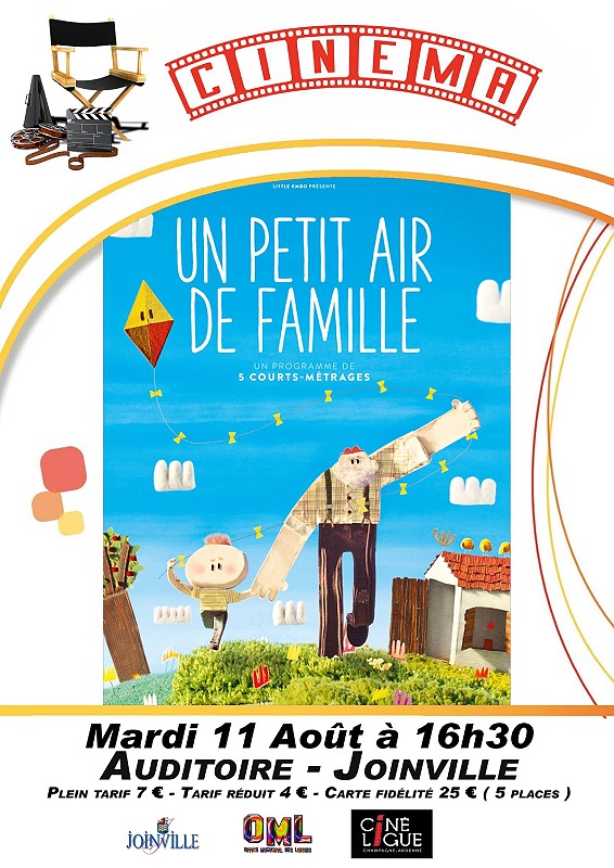 Cinéma à l'auditoire de Joinville : "Un petit air de famille"