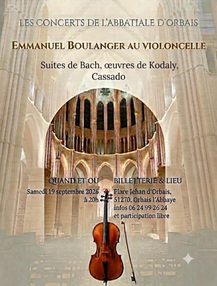Concert violoncelle - Orbais