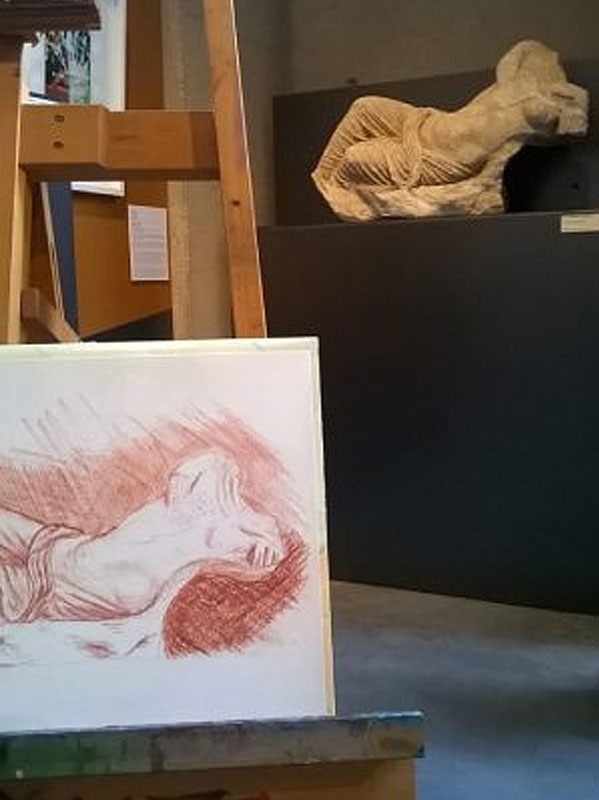 COURS DE DESSIN AU MUSEE D'ART ET D'HISTOIRE