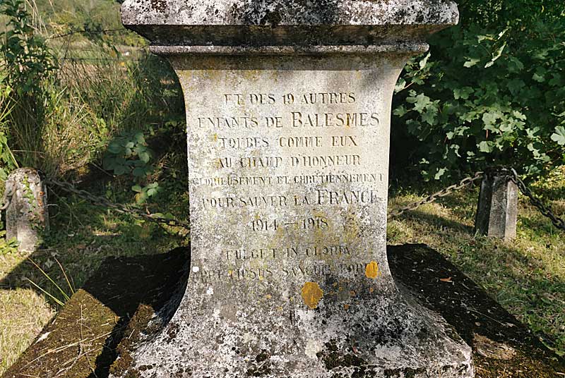 CROIX DU SOUVENIR DE BALESMES-SUR-MARNE, Saints-Geosmes - photo 5