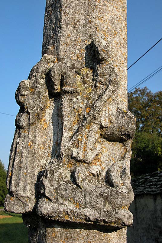 CROIX XVIe SIECLE DE VEVRES-SOUS-PRANGEY, Villegusien-le-Lac
