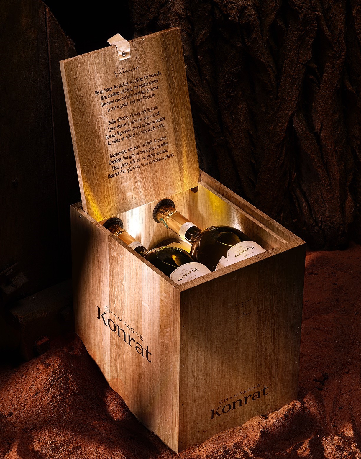 Coffret chêne Velours