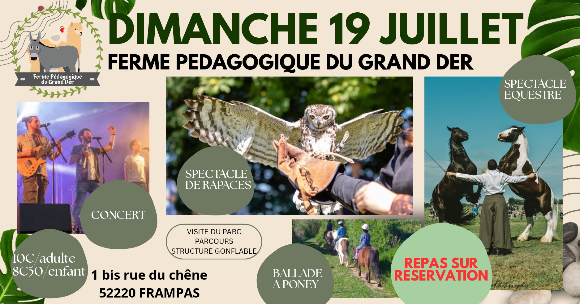 Grande Journée à La Ferme Pédagogique du Grand Der
