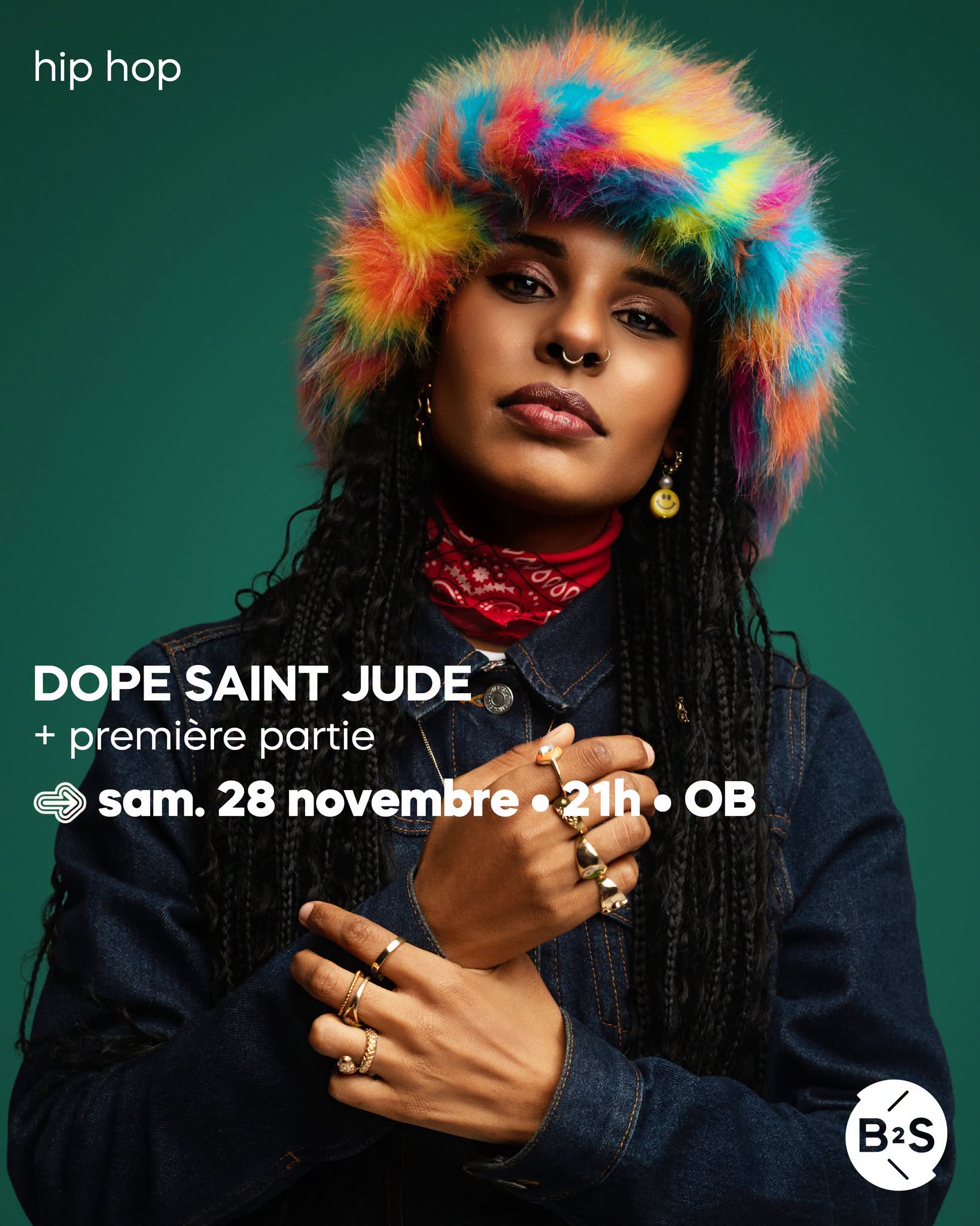 Hip hop : Dope Saint Jude + première partie
