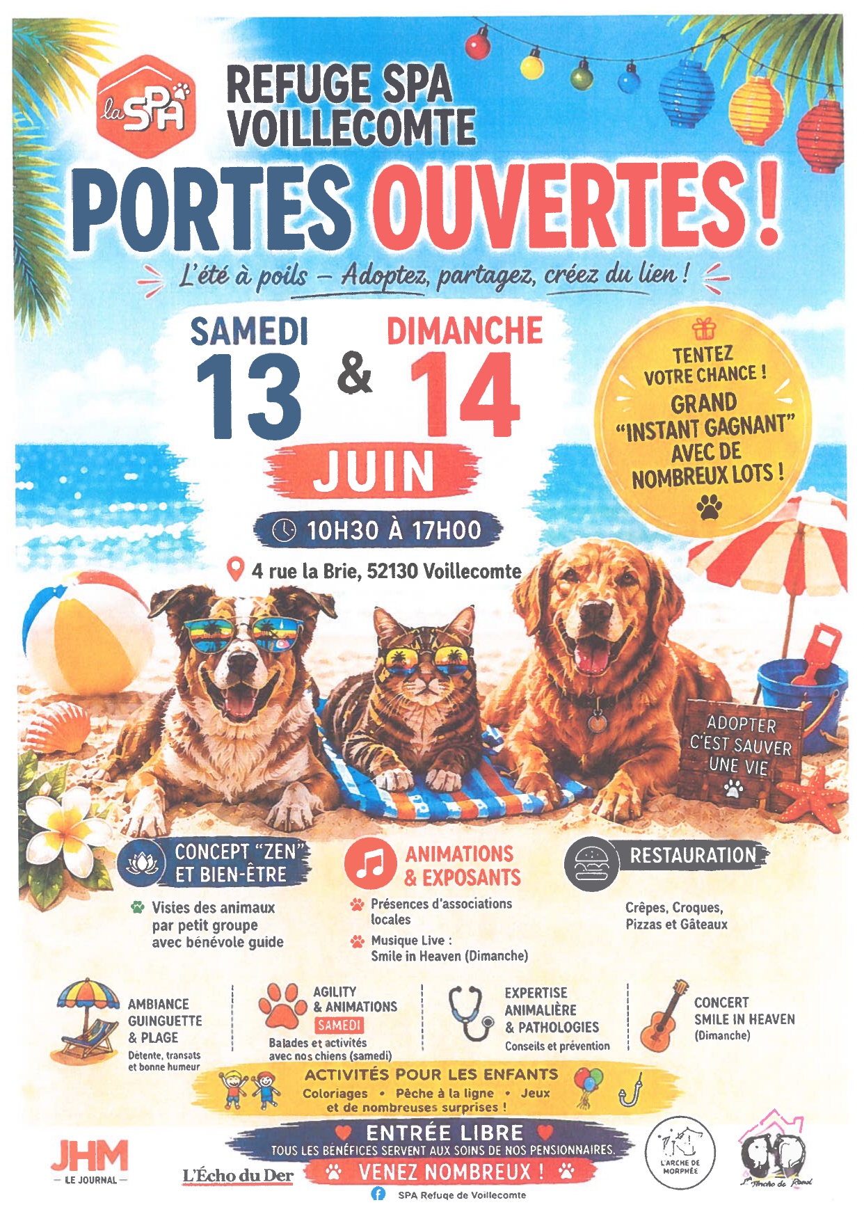 Portes ouvertes au refuge SPA.