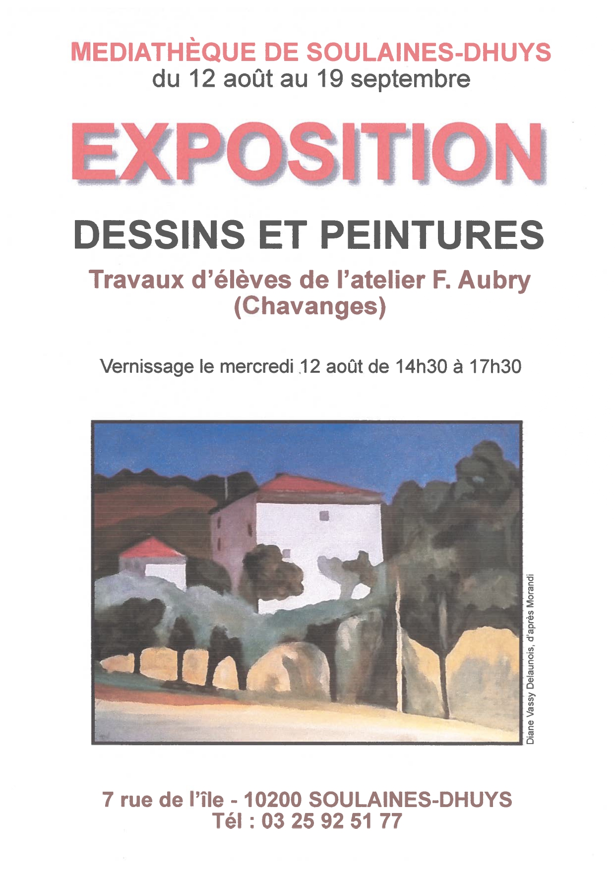 Exposition dessins et peintures