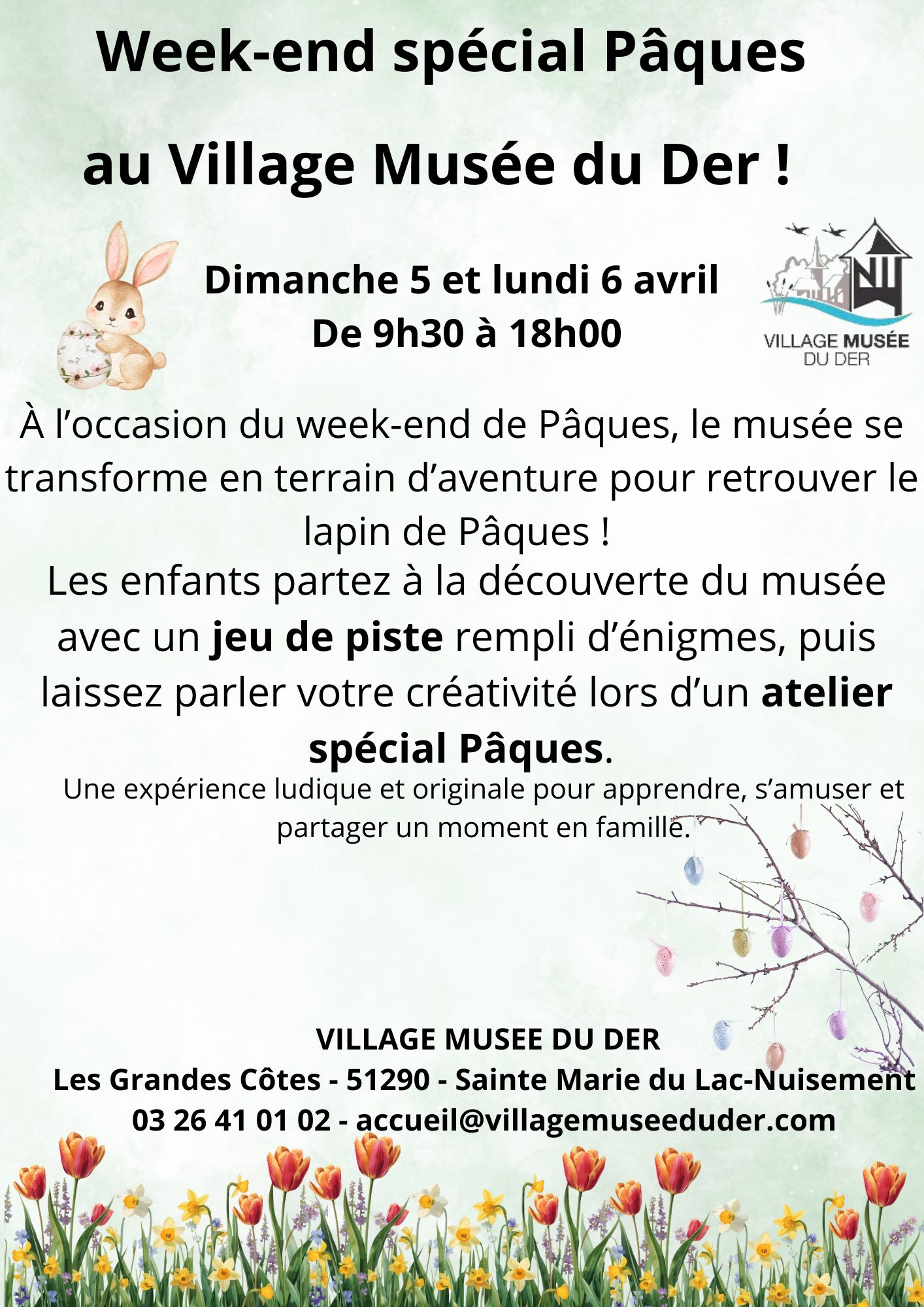 Week-end spécial Pâques au Village Musée du Der