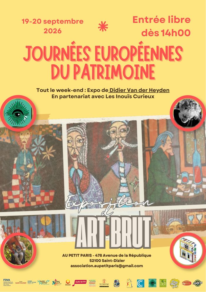 Exposition d’art brut de l’artiste Didier Van der Heyden