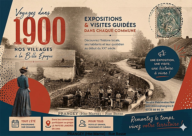Le Pays de Langres en 1900 : Visites-flash à Prangey