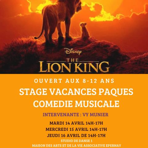 Atelier comédie musicale Epernay