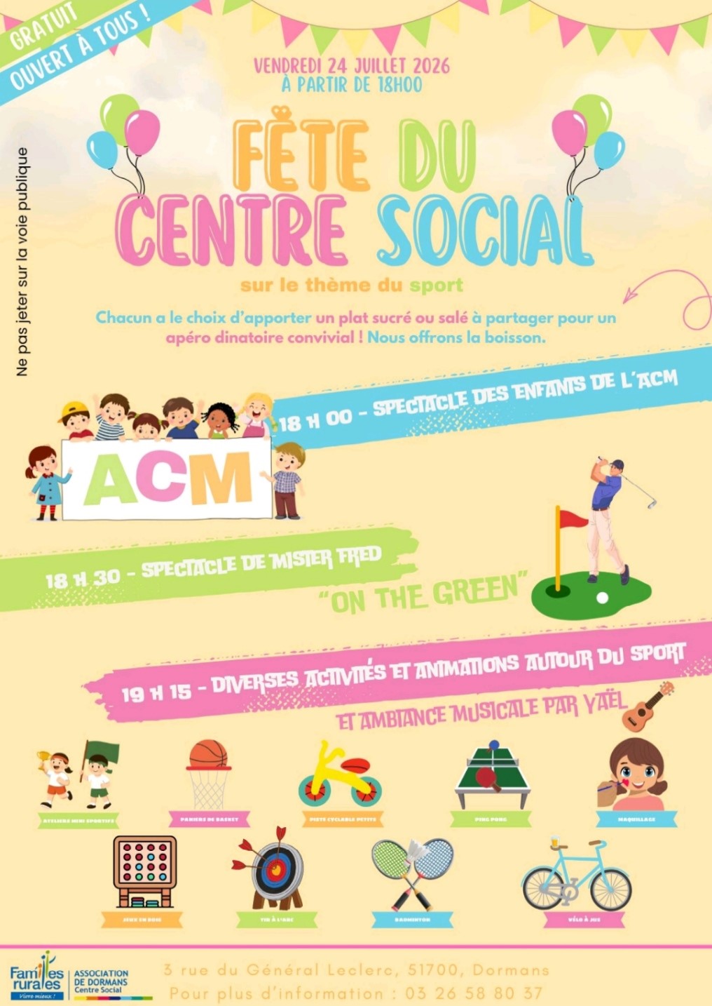Fête du centre social - Dormans