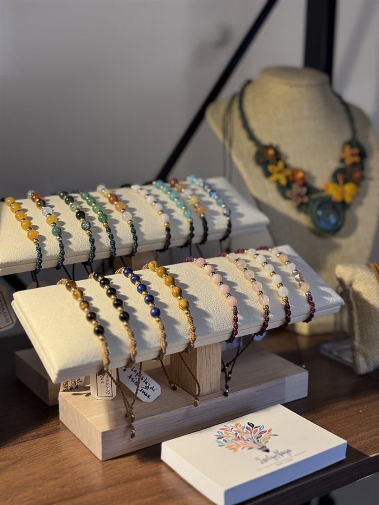 bijoux en micromacramé