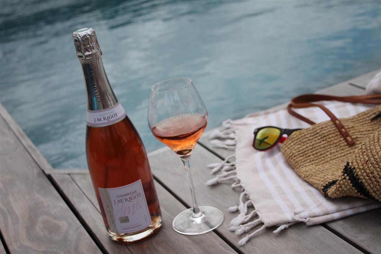 rosé piscine