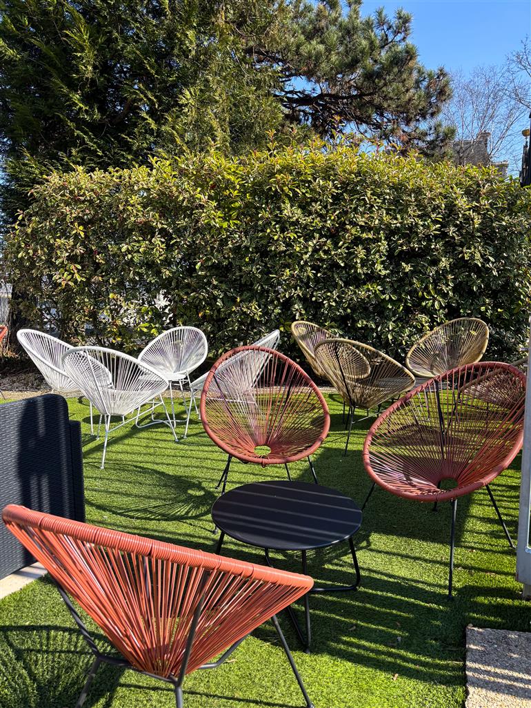 Bulles & Bonheur - Bar à Champagne, la terrasse